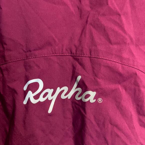 Rapha Jacket Womens Small Classic Wind Zip Cycling Windbreak Plum Purple - Picture 12 of 14